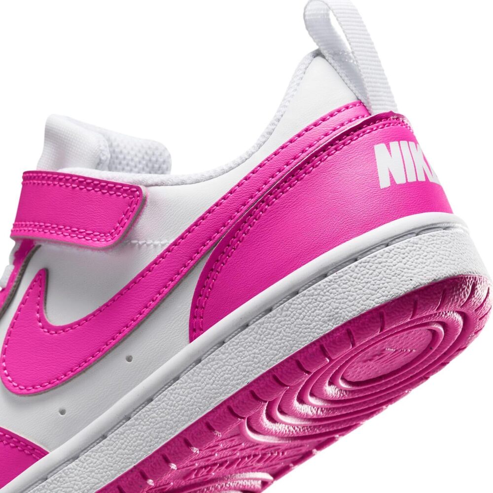 Nike Big Kid's White/Pink Low Recraft Shoes 5Y - Picture 3 of 3